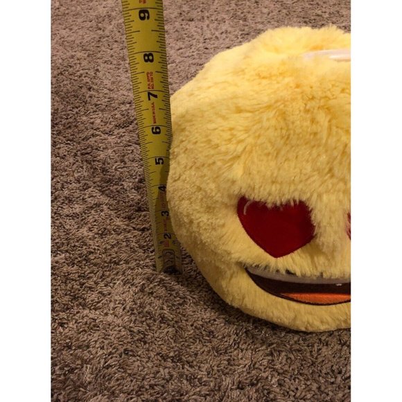 Yellow Emoji Bank ~ Heart Eyes Soft Plush Bank - Piggybank - Picture 8 of 9